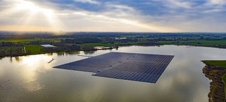 Photovoltaik: Auf dem Baggersee schwimmt ein Solarkraftwerk