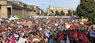 Globaler Klimastreik: Die Klimademo in Stuttgart