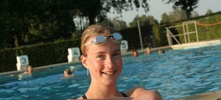 Annika Lekon ist die Gute-Laune-Schwimmerin