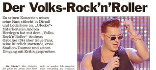 Volks-Rock'n'Roller Andreas Gabalier über seine Stadion-Tournee