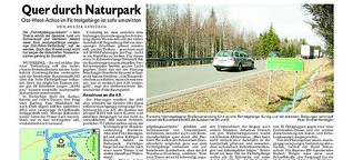 Fichtelgebirgsautobahn: Die Ost-West-Achse durch den Naturpark ist umstritten