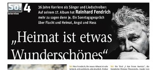 Rainhard Fendrich über Angst, Hass und Flucht