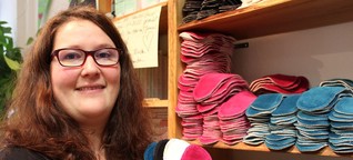 Stefanie hat den weltweit ersten Menstruationsladen eröffnet - in Bayern