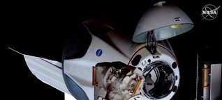 Raumfahrt - Erste Arbeitstage der Crew Dragon-Astronauten
