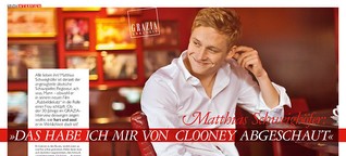Interview Matthias Schweighöfer: "Das habe ich mir von Clooney abgeschaut"