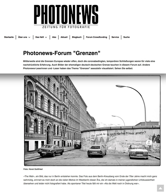PHOTONEWS-Forum »Grenzen«[7-8/2020]