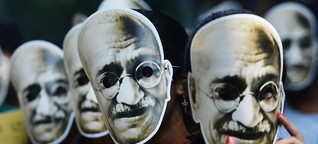 150. Geburtstag von Mahatma Gandhi - Verehrt wie ein Gott