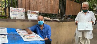 Schwere Zeiten für indische Zeitungen 