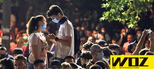 Unruhen in Serbien: Gegen den Mann am Coronaschalter