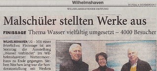 Wilhelmshavener Zeitung: Malschüler stellen Werke aus 