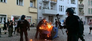 „Irrer Protest" auf der Straße des 17. Juni und Ausschreitungen in Neukölln