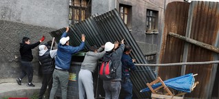 Drohendes Chaos in Bolivien - "Sie sind mit Stöcken und Schaufeln bewaffnet"