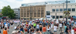 Bundesweite Mobilisierung zum Protest der Corona-Leugner*innen - 2800 Teilnehmende kamen nach Dortmund - Nordstadtblogger