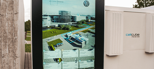 Dem VW e-Golf auf der Spur - Besuch der Gläsernen Manufaktur