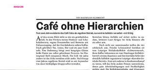 Café ohne Hierarchien