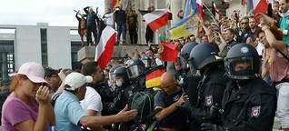 Drei Polizisten verhindern Sturm auf den Reichstag