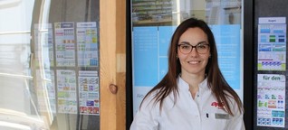 Corona-Alltags-Heldin: Tamara Gabel, 26, Apothekerin, stellt nun selbst Desinfektionsmittel her - DER SPIEGEL - Panorama