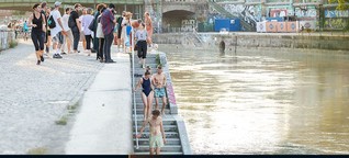 Schwimmen im Donaukanal: Besser als sein Ruf