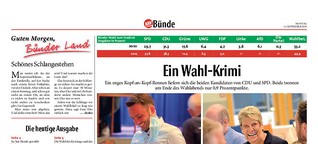 Stichwahl zwischen Schuster (CDU) und Rutenkröger (SPD)