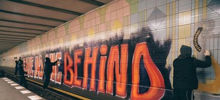 Berliner Graffiti-Kollektiv 1UP macht Politik mit der Sprühdose