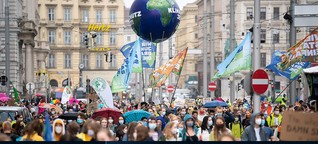 Demo in Wien: "Es gibt keine Impfung gegen den Klimawandel"
