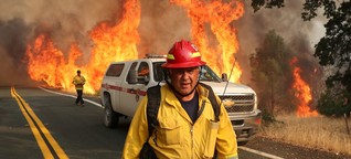 Kalifornien: Waldbrände bedrohen US-Bundesstaat - DER SPIEGEL - Politik