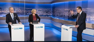 TV-Duell zur Wien-Wahl: Ein ergrünter Strache und Blümels Sehnsucht nach Matthias Strolz
