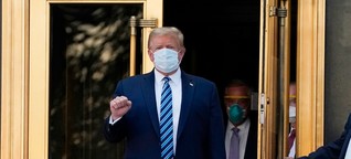 Donald Trump und seine Corona-Erkrankung: Der goldene Patient - DER SPIEGEL - Politik