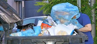 Containern, um Lebensmittel zu retten: Im Abfall abgetaucht
