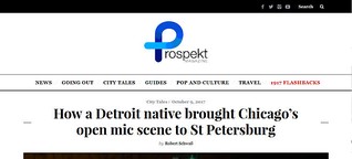 How a Detroit native brought Chicago’s Open Mic scene to St Petersburg