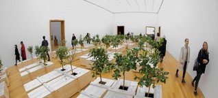 Yoko Ono in Leipzig - Zitronenbäume wachsen aus den Särgen