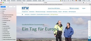 "Ein Tag für Europa" für kfw.de – das Online-Portal der KfW Bankengruppe