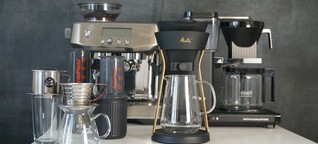 Ganz schön aufgebrüht: Sechs Kaffeemaschinen im Test - DER SPIEGEL - Tests