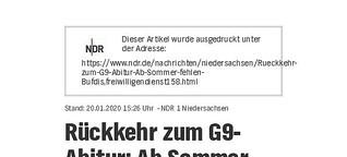 Rückkehr zum G9- Abitur: Ab Sommer fehlen Bufdis