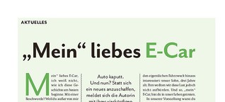 "Mein" liebes E-Car