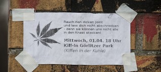 Kifferprotest in Berlin: Ein Zug für den Görli