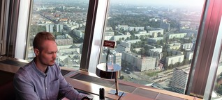 Start-up „Independesk": So arbeitet es sich im Fernsehturm