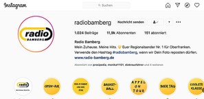 Aufbau Instagram-Kanal Radio Bamberg