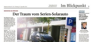 Der Traum vom Serien-Solarauto