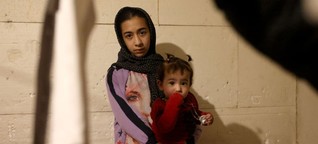 BILD vor Ort in Bosnien - Familien auf der Flucht vor Gewalt und Kälte