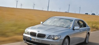 Vergaloppiert: Wasserstoff-Auto ohne Brennstoffzelle BMW Hydrogen 7