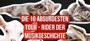 Die 10 absurdesten Tour Rider der Musikgeschichte :: bonedo.de