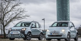 Fiat 500 gegen Panda Hybrid: Schön oder schön praktisch