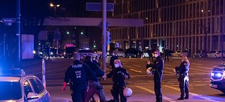 "Querdenken"-Autokorso von Antifa blockiert