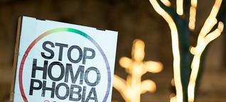 Anti-Homophobie-Plakate mit rechtsextremen Botschaften überklebt