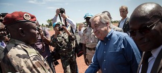 Zentralafrikanische Republik: UN-Chef Guterres will Friedensmission stärken | DW | 26.10.2017