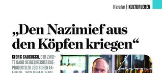 "Den Nazimief aus den Köpfen kriegen"