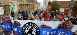 1000 Klimastreiker trotz Corona