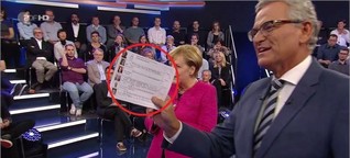 Faktencheck: Waren die Fragen bei "Klartext, Frau Merkel" echt?