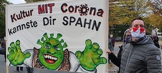 Nürnberg demonstriert mit "Kunstgebung" für Kunstschaffende in Corona-Krise